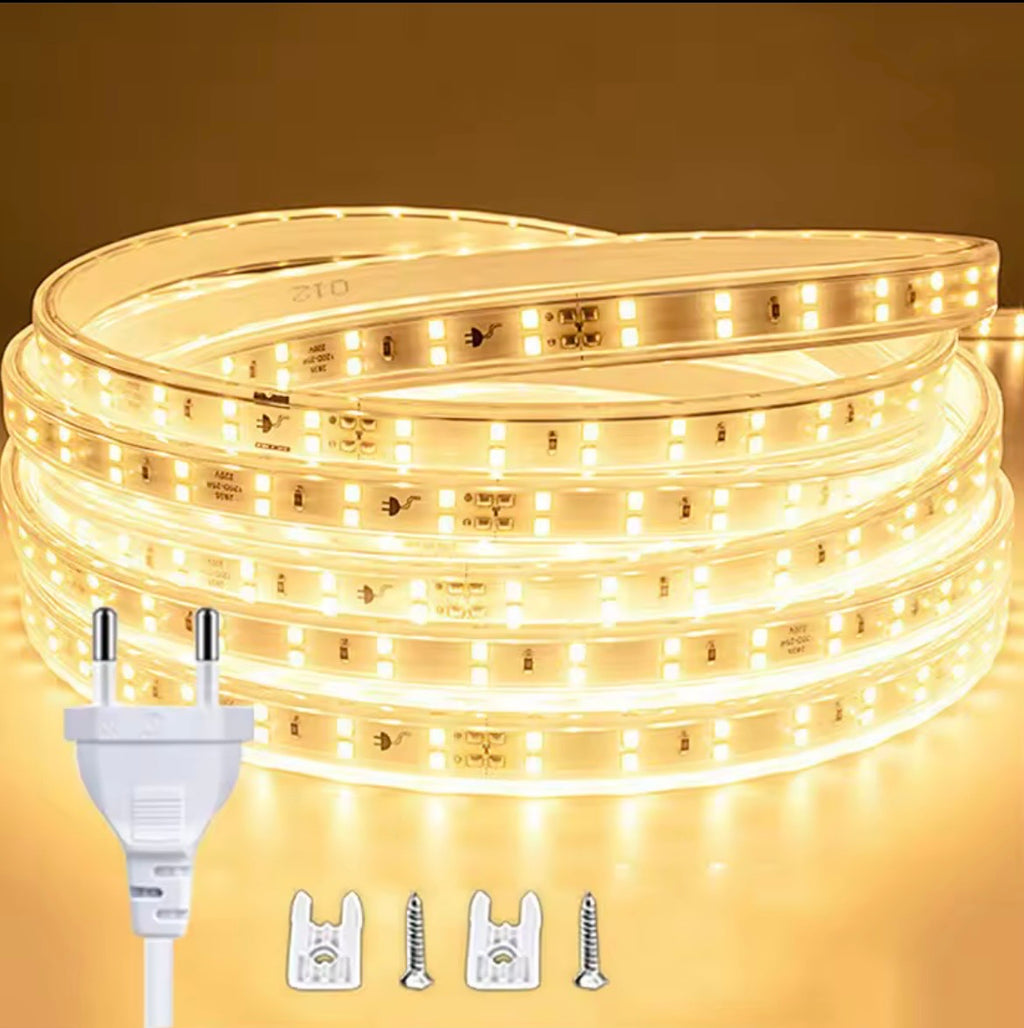 Ruban LED 220V Étanche IP65 - Éclairage Extérieur & Décoratif